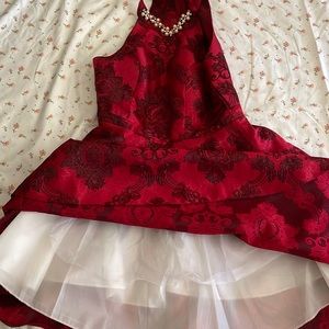 Red Elegant Dress - Designed